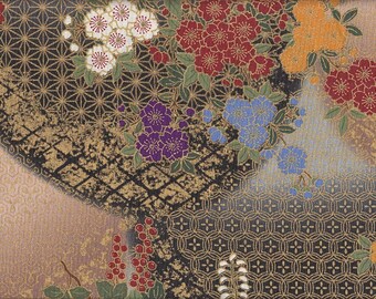28.00 EURMeter oilcloth laminated Japanese cotton fabric 50 cm x 110 cm Hedgehog coloured UP515c