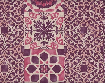 Cat Fabius Pink Japan Fabric Traditional CottonLinen 50cm x 110cm 17.90 EurMeter MeterWare