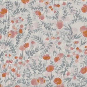 22.90 Eur/Meter Japanese Fabrics Modern Cotton Sold by the Meter 50 cm x 110cm Natruea - Flower cream T600a