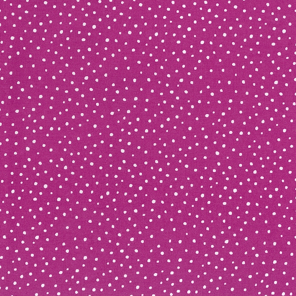 17,90 Eur/mètre Tissu japonais coton moderne mètre points 50 cm x 110 cm Mini dot fuchsia pink G4028-FP