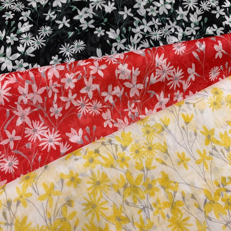 19.90 Eur/meter Japan Fabric Modern Cotton Voile 50cm x 110cm Etsy