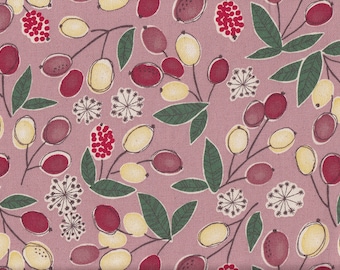 22,90 EUR/metro Tela japonesa Modern Cosmo Cotton Oxford para bolsos, 50 cm x 110 cm, color rosa bayas de invierno T4000c