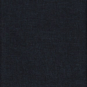 22.90 Eur/meter Japanese fabric cotton 50 cm x 110 cm plain navy (M) E2089-18