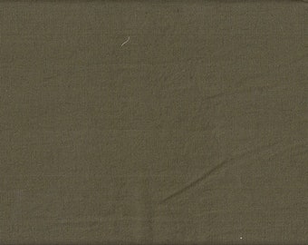 19,90 Eur/Meter Japanese fabric Cotton By the meter Dyed Cotton linen canvas 50 cm x 110 cm uni olive AD88-158