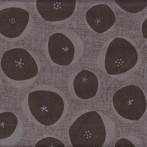 28.00 Eur/Meter Oilcloth coated cotton linen canvas Japan 50 cm x 110 cm Oilcloth Koume gray UG554d