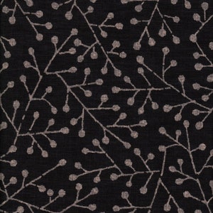 29,90 Eur/Metro Tessuto giapponese tradizionale cotone 50 cm x 110 cm nero germoglio E2101e