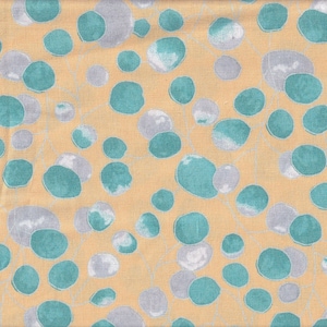 22.90 Eur/Meter Japanese Fabrics Modern Cotton Linen Sold by the Meter 50 cm x 110 cm Balloon tree yellow T568b