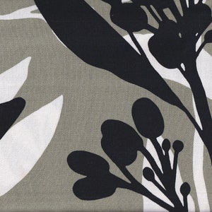 24.90 Eur/meter fabric from Japan cotton Oxford 50 cm x 150 cm branch black T587d