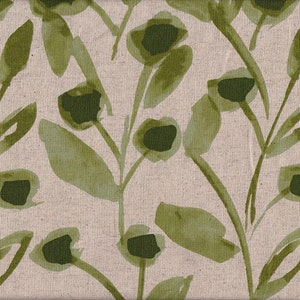 21.90 Eur/meter fabric from Japan cotton linen 50 cm x 150 cm herb green T289c