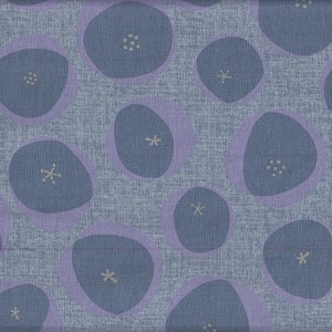 28.00 Eur/Meter wax cloth coated cotton linen canvas Japan 50 cm x 110 cm wax cloth Koume blue UG554c