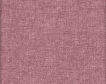 May include: A close-up of a textured fabric in a dusty rose color. The weave of the material is visible, creating a subtle pattern. The fabric appears to be a solid color, with no other visible details.