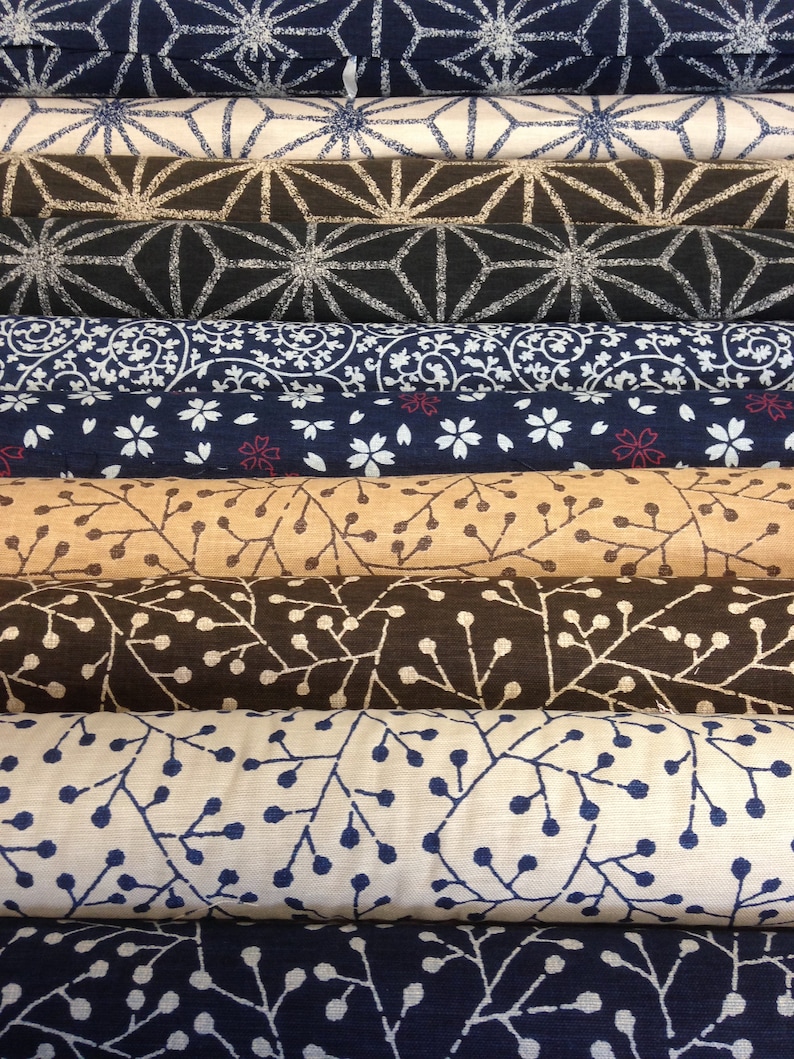 28.00 Eur/meter Traditional Japanese Fabrics Cotton 50cm X Etsy