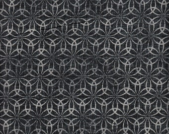22.90 Eur/meter Japan fabric traditional cotton dobby 50 cm x 110 cm Shippou black C4196e