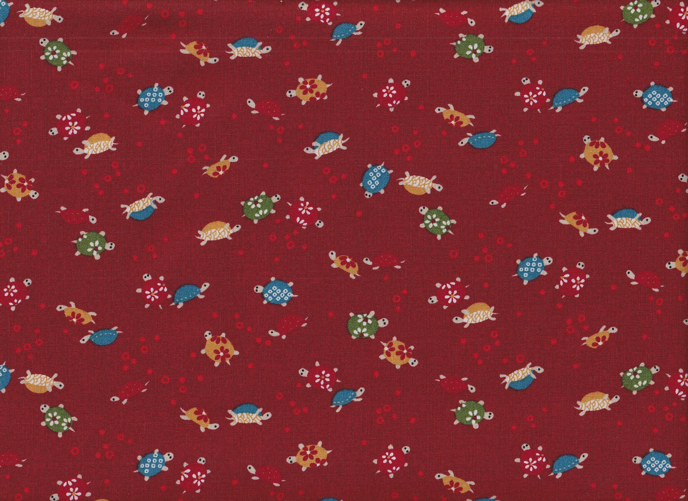 Turtle Rabbit Meter 22.90 Eur/meter Traditional Japanese Fabrics Cotton Sold by the Meter ...