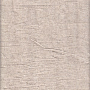 20.90 Eur/meter Japanese fabric cotton linen 50 cm x 110 cm plain cream F502e
