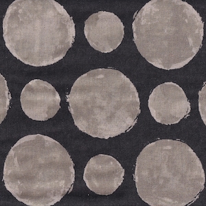 22,90 Eur/Meter Japan Fabric Kokka Modern Cotton Linen Viella 50 cm x 110 cm Dots large black G4037e