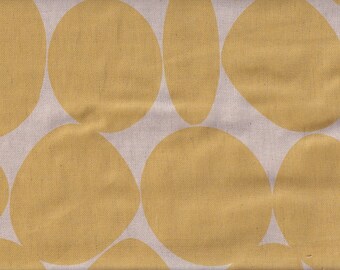 23,90 EUR/metro Tela japonesa Kokka Lino de algodón moderno Viella 50 cm x 110 cm Natural Dot II amarillo G4045b