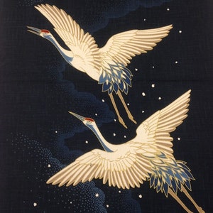 Japoński panel Noren Japońska tkanina bawełniana 48 cm x 110 cm panel dźwig panelowy VP05-066