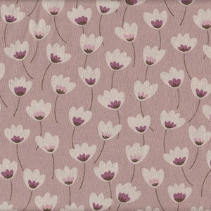 29.00 Eur/Meter Oilcloth Japan laminated cotton linen 50 cm x 110 cm Oilcloth Retro flower rose UT3004c