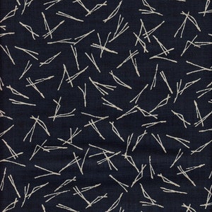 22.90 Eur/meter Japan fabric traditional cotton 50 cm x 110 cm Matsu large indigo blue E1203