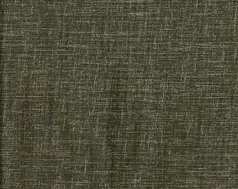 May include: A close-up of a dark green fabric with a subtle woven texture.