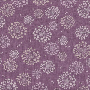 19,90 Eur/Meter Japan fabric traditional cotton Dobby 50 cm x 110 cm Hanabi lilac