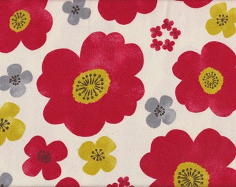 17,90 Eur/mètre Japon Tissu Coton Oxford 50 cm x 110 cm Scandinavian - Flower 1 T559a