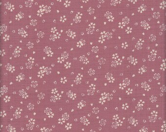 22.90 Eur/Meter Japanese fabric traditional cotton 50 cm x 110 cm cherry blossoms pink E1096k