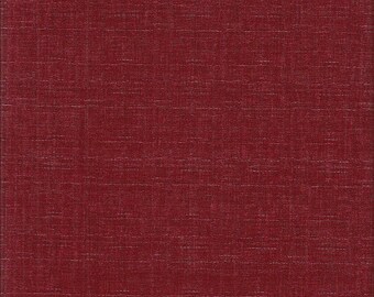 19,90 Eur/mètre Tissu japonais coton monochrome Dobby 50 cm x 110 cm uni rouge foncé F511-23
