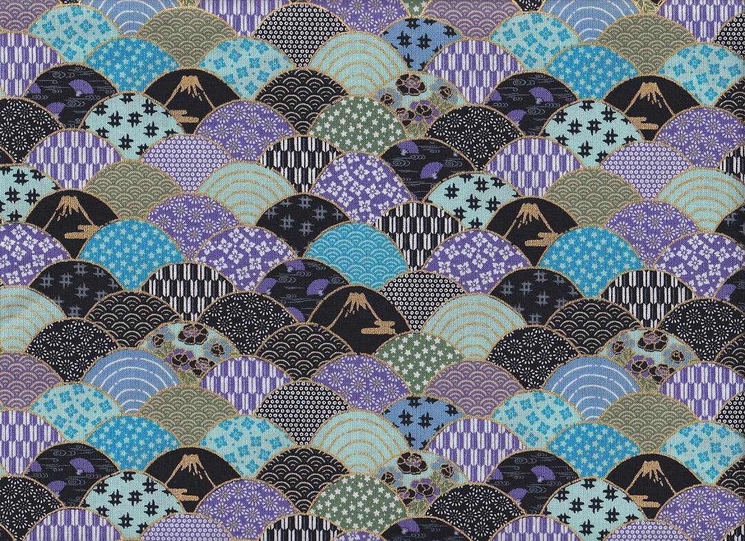 Baumwollstoff Wagara Japanische Stoffe Baumwolle 22,90 Eur/m Traditionell  Japanische Stoffe Baumwolle Meterware 50cm X