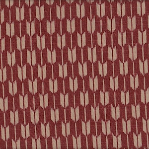 22,90 Eur/Metro Tessuto giapponese in cotone venduto al metro motivi tradizionali Tessuto blu Yagasuri 50 cm x 110 cm freccia piccola rossa D1097c