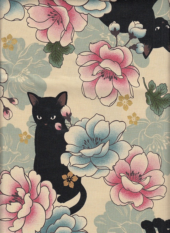 Baumwolle Beschichtet Baumwollstoffe Katzenmotiv Katzenstoff Stoff