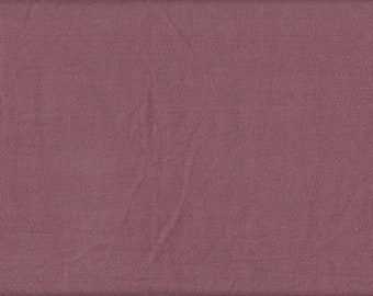 19,90 Eur/Mètre Tissu japonais Coton Au mètre Teint Coton lin toile 50 cm x 110 cm uni frêne rose AD88-137