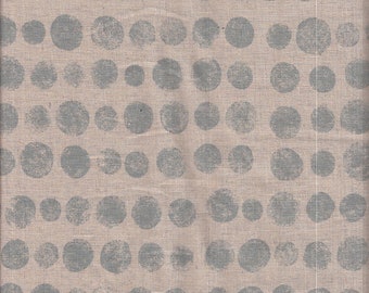 19,90 Eur/m Japan Stoff Modern Baumwolle Leinen Punkte 50cm x 110cm Dots light gray G4025a