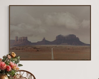 Monument Valley Wall Art - Utah Desert Landscape Photo Print