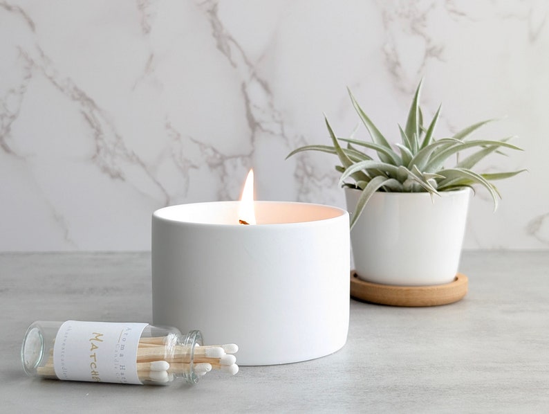 Aroma Harvest Candle Co. Candle & Air Plant - Thumbnail 2
