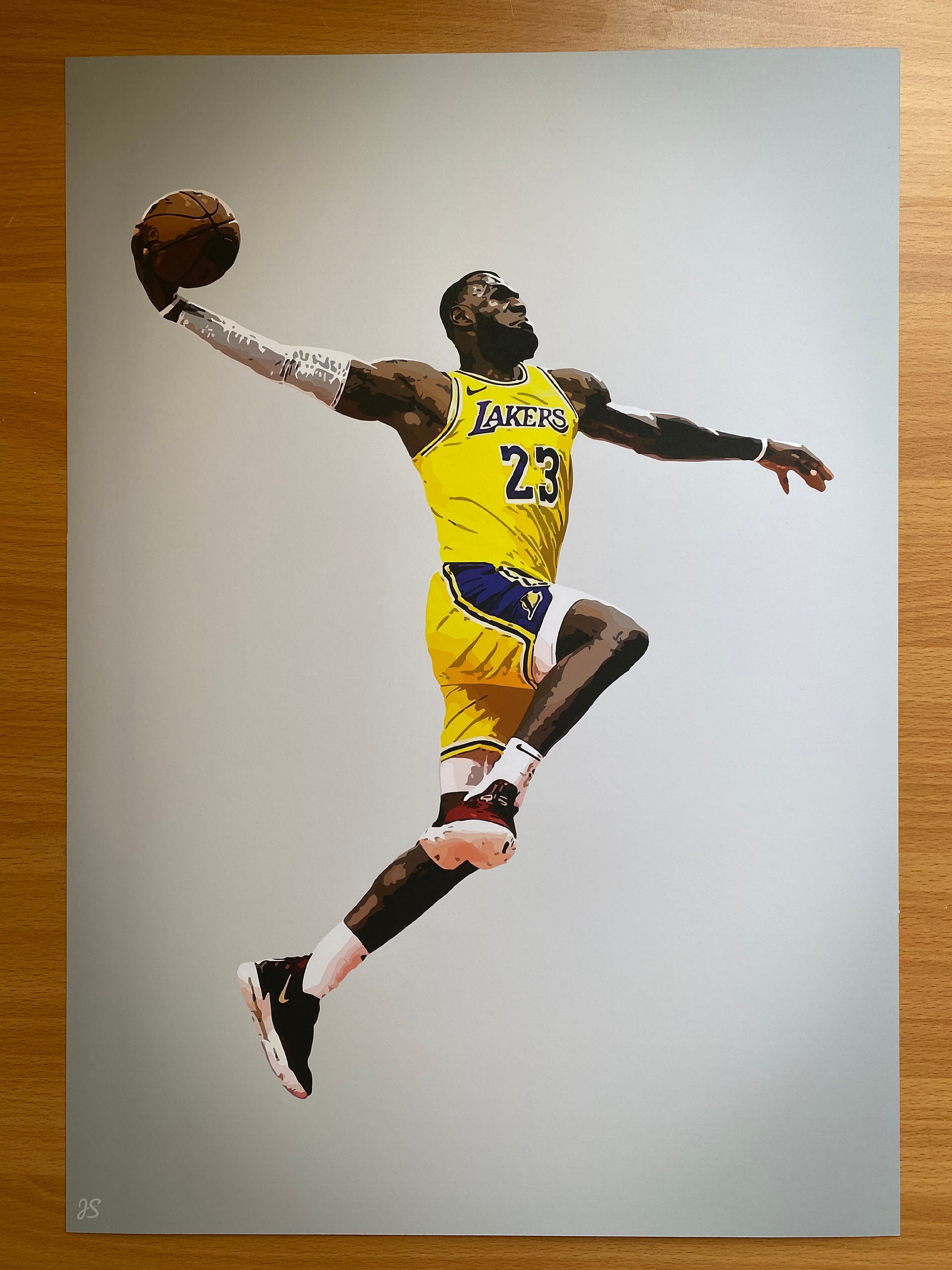 Lebron James Poster Sports Poster NBA Poster Gift for Men - Etsy