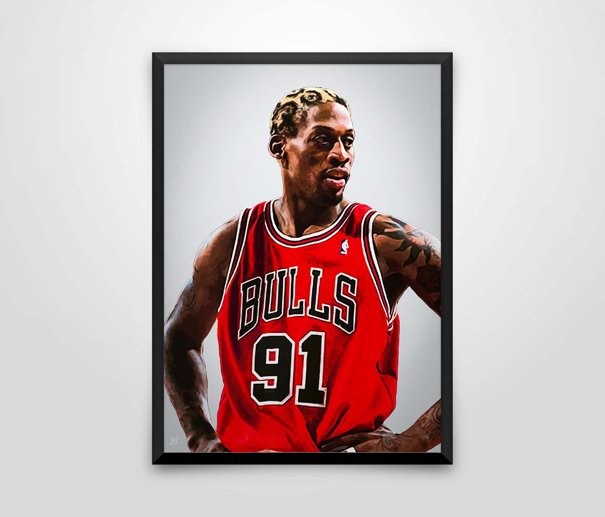 ＠DENNIS RODMAN (RODMAN) ポスター NBA