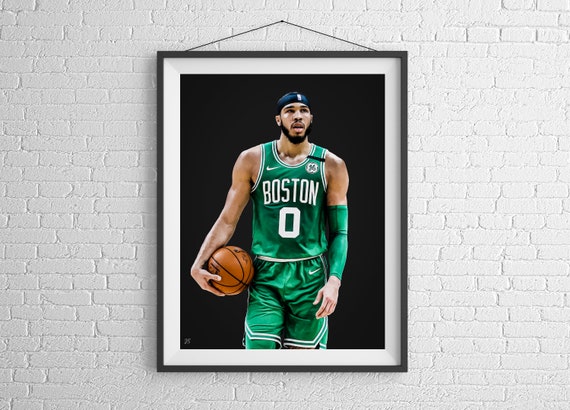 Boston Celtics Jayson Tatum Poster Decor Painting Modern Photography Gift Basketball Wall Art Art Print Sports