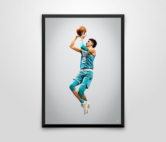 Lamelo Ball Poster Charlotte Hornets Poster Canvas Print 