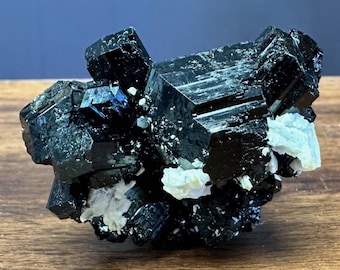 Black Tourmaline Schorl Cluster from Namibia