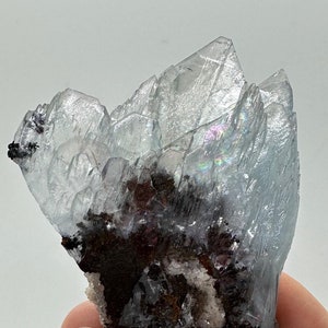 Blue Barite Cluster from Morocco