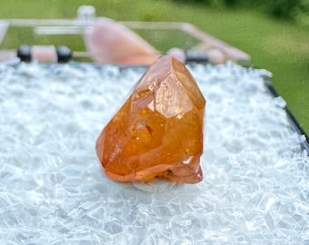 Orange Garnet Crystal from Pakistan