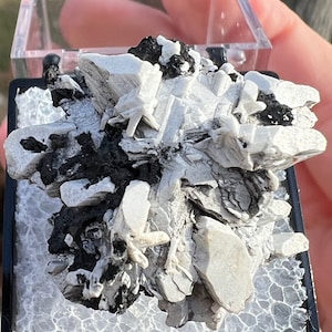 Reticulated Cerussite with Tennantite from Tsumeb Mine Namibia