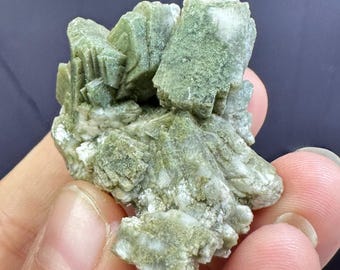Green Heulandite Cluster from India