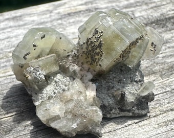 Apatite Crystal Cluster from Panasqueira Mine, Portugal
