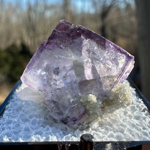 YGX Fluorite with Quartz Inclusions from China