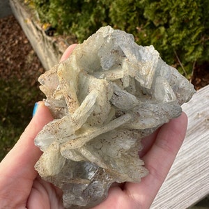 Cabinet Blue Barite Cluster from Morocco