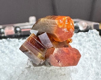 Bright Red Vanadinite Crystals from Morocco