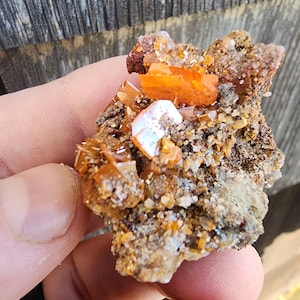 Red Cloud Mine Wulfenite Crystals from Arizona USA